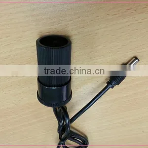 New Custom Female Cigarette Plug to DC 5.5x2.1 With 2C 22AWG DC & Cigarette Wire Harness thumbnail-4