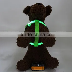 LED Light Chest Strap Pet Dog Harness Glow Leash Chest Flashing Pet Harness thumbnail-2