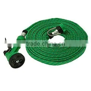 25FT Expanding Garden Car Wash Water Hose Pipe W/Spray Nozzle thumbnail-1