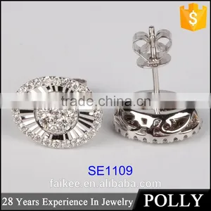 Dubai Gold Jewelry Earrings Micro Shine Plates thumbnail-1