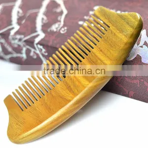 New Arrival Sandal Wood Comb Handmade Toothed Healthy Portable Hair Comb thumbnail-1