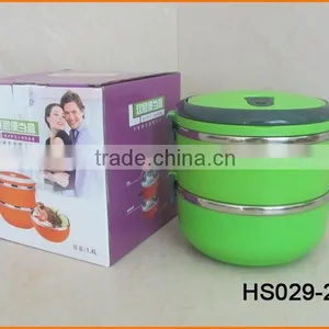 HS029 Plastic And Stainless Steel Combination Lunch Box thumbnail-6