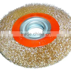 CIRCULAR CRIMPED WIRE BRUSH,cepillo Circular Latonado de thumbnail-2
