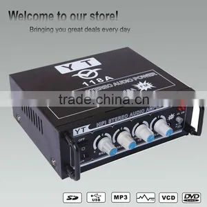 Hi-fi Stereo Amplifier YT-118A With ICD/VCD/DVD Input thumbnail-1