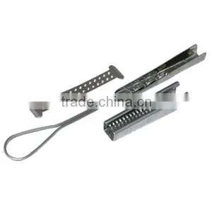 New Style 3 Knots for 1-2 Pair SS201 Drop Wire Rope Clamp With Galvanized thumbnail-5