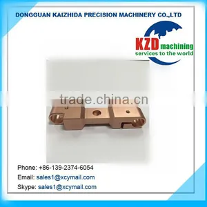 Hot Gold Anodized Aluminum Wire Cutting Part thumbnail-1