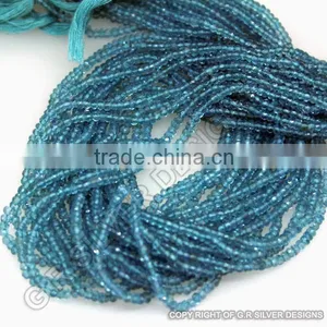Natural Gemstone Beads Apatite Faceted Rondelle Strands Wholesale Suppliers thumbnail-2