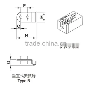 For Cabinet and Control Panel Stainless Steel Compression Catch Clips thumbnail-4