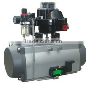 Double Acting or Single Acting Aluminum Alloy Pneumatic Actuator thumbnail-1