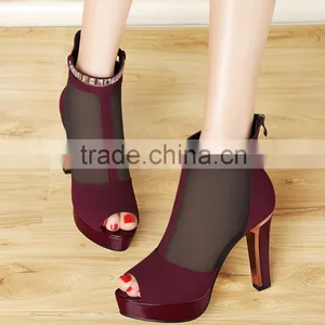 Low Heel Ankle Boots Long Sexy Dresses High Heels thumbnail-1