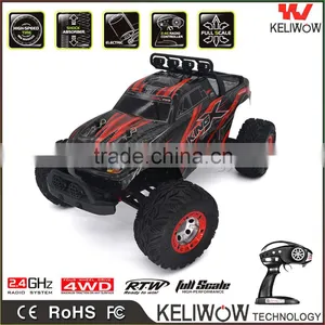 2.4G 4WD Big Wheels Off Road RC Car 1/12 High Speed rc Monster Truck Rock Racing Car for Sell thumbnail-3