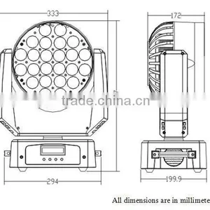 DMX Controller Martin 101 RGB Led Wash Moving Head thumbnail-6