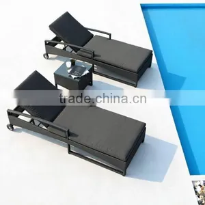 Patio Furniture Outdoor Rattan Wicker Double Sun Lounger(DH-9677) thumbnail-1