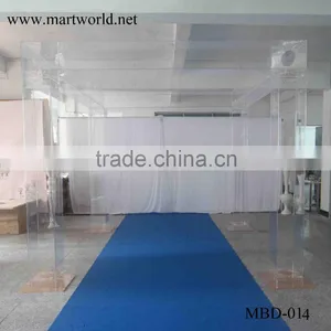 Acrylic Square Wedding Mandap Wedding Decoration Wedding Stage Wedding Backdrop Wedding Decoration (MBD-014) thumbnail-2