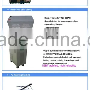 High Quality and High Efficiency 15KW 240V Off Grid Solar Power Systems for Industrial Use and for Home Use thumbnail-2