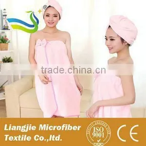 Super Soft and Easy to Clean Microfiber Hair Bath Towel China Cap Fabric Manufacturer China thumbnail-3