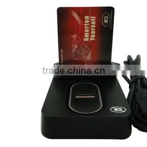 AET65 MCU Smart Card Reader and Writer With Fingerprint Sensor and SAM Slot RFID Biotechnology for Access Control Secure Payment thumbnail-1