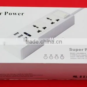 2015 New Factory Supply Usb Electrical Switch Socket With 4 USB Port CE ROHS APPROVED thumbnail-2