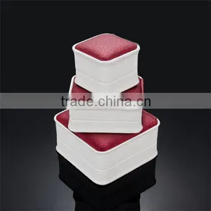 Unique Custom Cheap Embossing Leather Necklace Box thumbnail-5