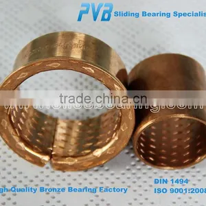 Agricultural Bearing Bushing, Bronze Rolled Bush,Bronze Bushing With Oil Pocket thumbnail-1