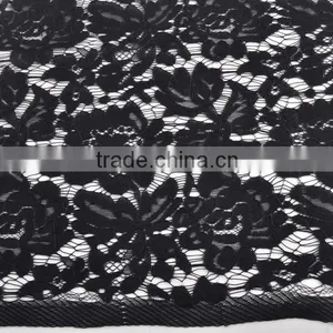 2016 New Fashion Black Long Lace Evening Gown African Lace Fabric thumbnail-6