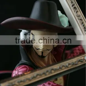 Custom Japanese Anime ONE PIECE Mihawk Resin Nude Action Figure With LED Lights thumbnail-2