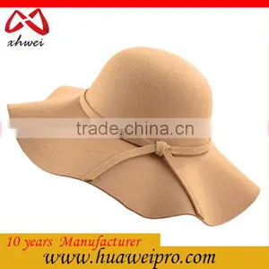 Wholesale Fashion Fedora Hats With Wholesale Custom Satin Ribbons thumbnail-1