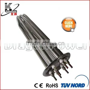 32mm Thread Stainless Steel Water Boil Tubular Heating Heater AC 220V 4KW thumbnail-6