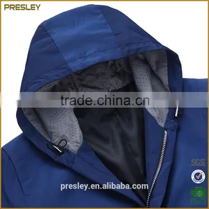 Men Outdoors Sportswear Slim Fit Windbreaker Jacket With 100% Polyester Waterproof thumbnail-4
