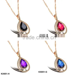 2015 Best Selling Products American Diamond Necklace Sets for Women Mother Gift thumbnail-2