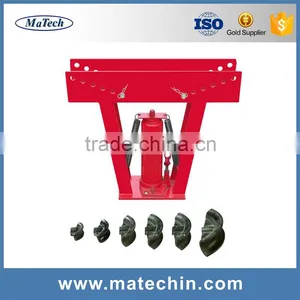 High Performence 12 Ton Hydraulic Round Bending Machine Manual Pipe thumbnail-1
