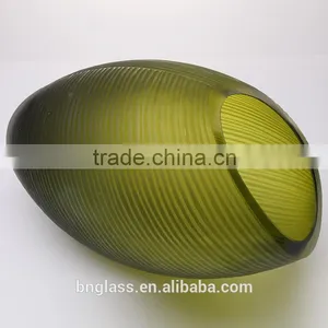 Promotion Decor Glass Vase Green Cheap thumbnail-5