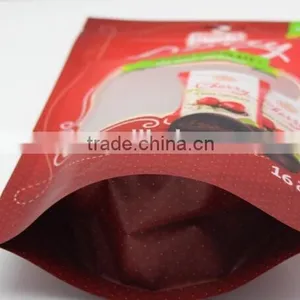 Stand up Aluminum Foil Dry Fruits or Nut Bag With Zipper Lock thumbnail-2