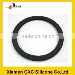 Custom Car Silicone Leather Steering Wheel Cover thumbnail-2