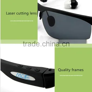 2016 New Smart Phone Sports Stereo Bluetooth Headset With Sunglasses Bluetooth Version 3.0 thumbnail-5