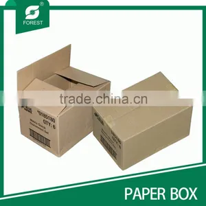 HIGH QUALITY FACTORY SALE BROWN KRAFT PAPER PACKAGING BOX thumbnail-1