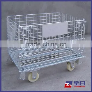 Rolling Wire Mesh Container thumbnail-1