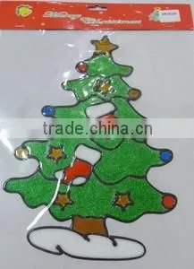 Removeable Santa Claus PVC Sticker/Opp Bag Packing Sticker/ Holiday Decoration thumbnail-3