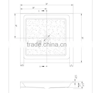 Rectangle Acrylic Shower Base,australia Shower Bases,bathroom Tray thumbnail-5