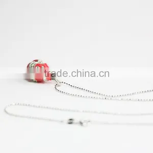 Customized Metal Red Enamel Pendant thumbnail-5