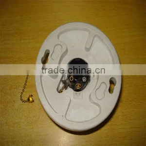 Wall Lamp E27 Lamp Socket With Pull Chain Switch thumbnail-3