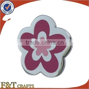 Customized Wholesale Metal Lapel Pins Flower thumbnail-2