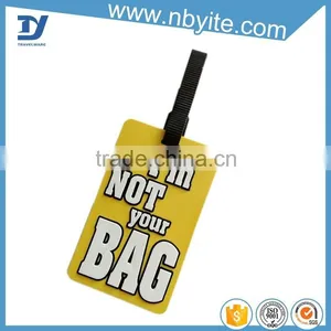 High Quality Custom Logo Pvc Luggage Tag thumbnail-1