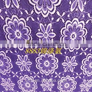 Nylon Polyester Spandex Floral Double Color Lace Fabric thumbnail-1