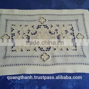 Vintage Hand Embroidered Tray Cloth thumbnail-1
