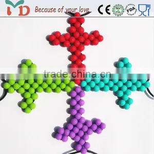 2015 Custom Any Design Wholesale Silicone Star Teething Beads Quality Choice thumbnail-2