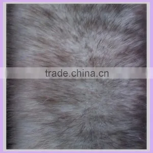 30mm Fake Fur Fabric Fashon Acrylic Tip Print Artificial Fox Fur Rex Rabbit Fur for Clothing Ponchos thumbnail-4