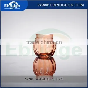 Halloween Pumpkin Shaped Glass Candle Cups thumbnail-1