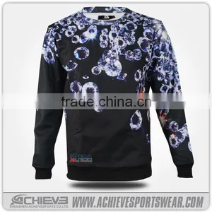 Wholesale 3D Printing Sweatshirt Cheap Custom Fleece Sweatshirt thumbnail-3