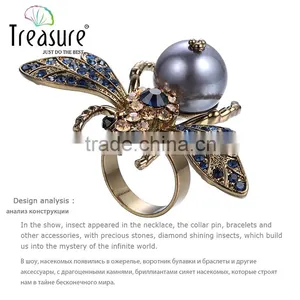 Rings Jewelry Golden Ong Bee Accessory Men's Ring Made in China thumbnail-2